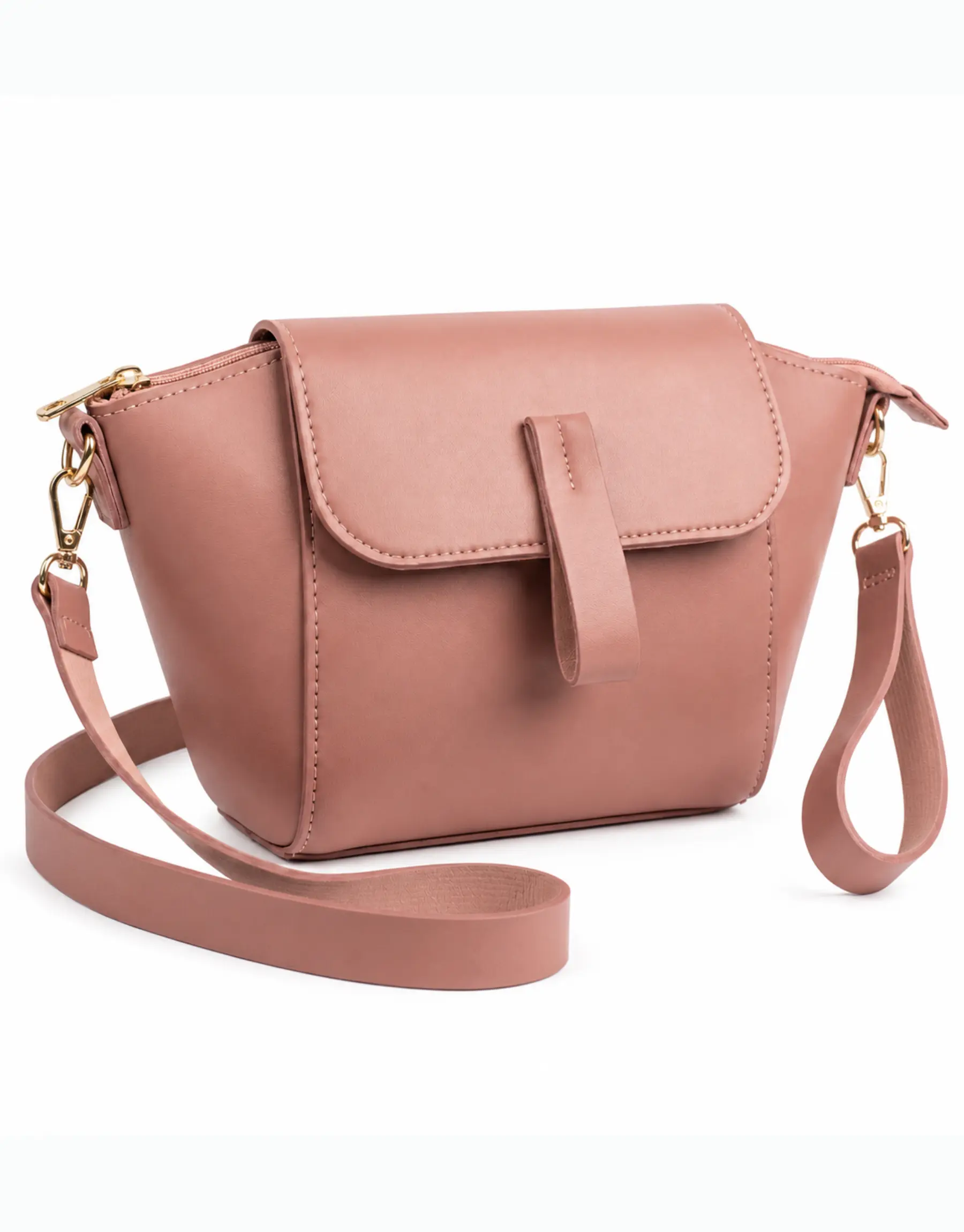 premium-pink-color-mini-flap-crossbody-bag-for-women premium pink color mini flap crossbody bag for women