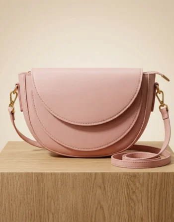 Peach women bag